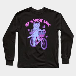 Cat - Off To Wreak Havoc Long Sleeve T-Shirt